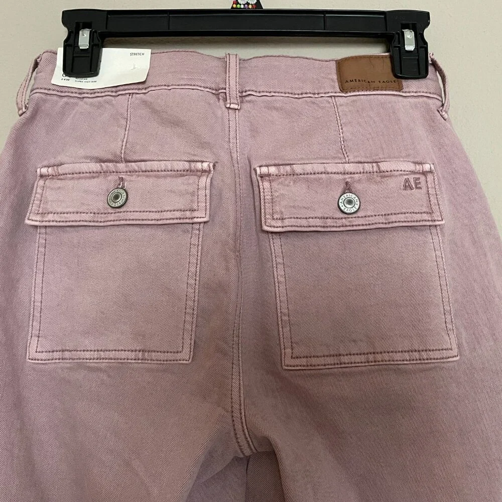 American Eagle, 00, Skater, Super High Rise, Stretch wide leg, Jean - Picture 2 of 10